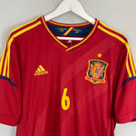 Shop 2011/13 SPAIN A.INIESTA #6 HOME SHIRT (XL) ADIDAS, classic football shirts, vintage football shirts & retro soccer jerseys at Cult Kits