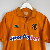 Shop 2012/13 WOLVES HOME SHIRT (XL) BURRDA SPORT, classic football shirts, vintage football shirts & retro soccer jerseys at Cult Kits
