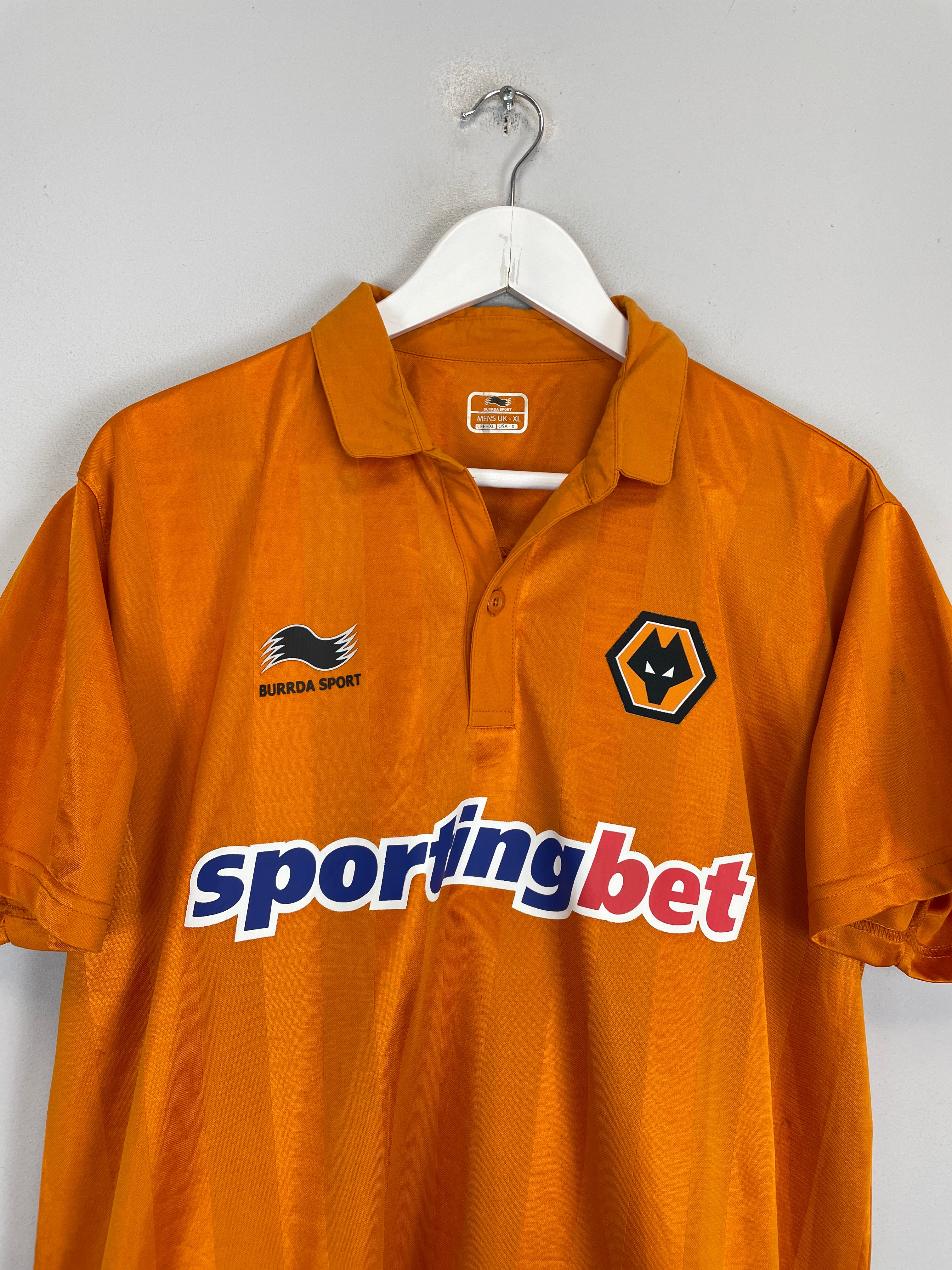 Shop 2012/13 WOLVES HOME SHIRT (XL) BURRDA SPORT, classic football shirts, vintage football shirts & retro soccer jerseys at Cult Kits
