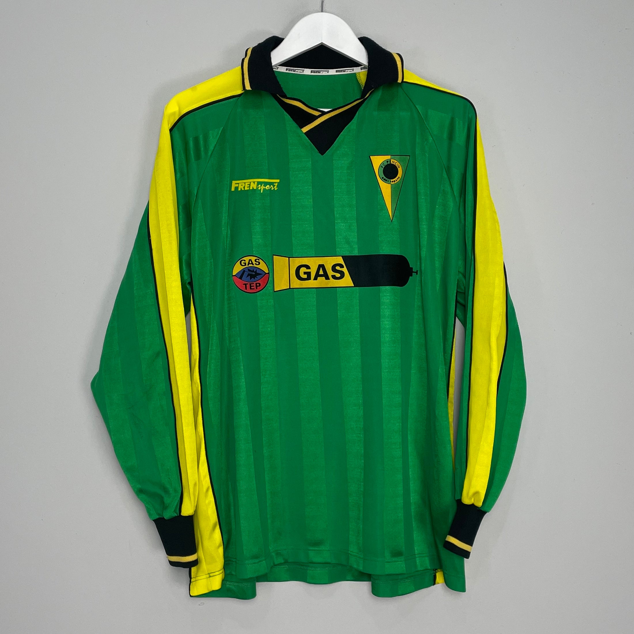 Shop 1999/00 FC PENCIN #7 L/S HOME SHIRT (L) FRENSPORT, classic football shirts, vintage football shirts & retro soccer jerseys at Cult Kits