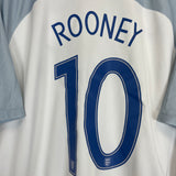 Shop 2016/17 ENGLAND ROONEY #10 HOME SHIRT (XXL) NIKE, classic football shirts, vintage football shirts & retro soccer jerseys at Cult Kits