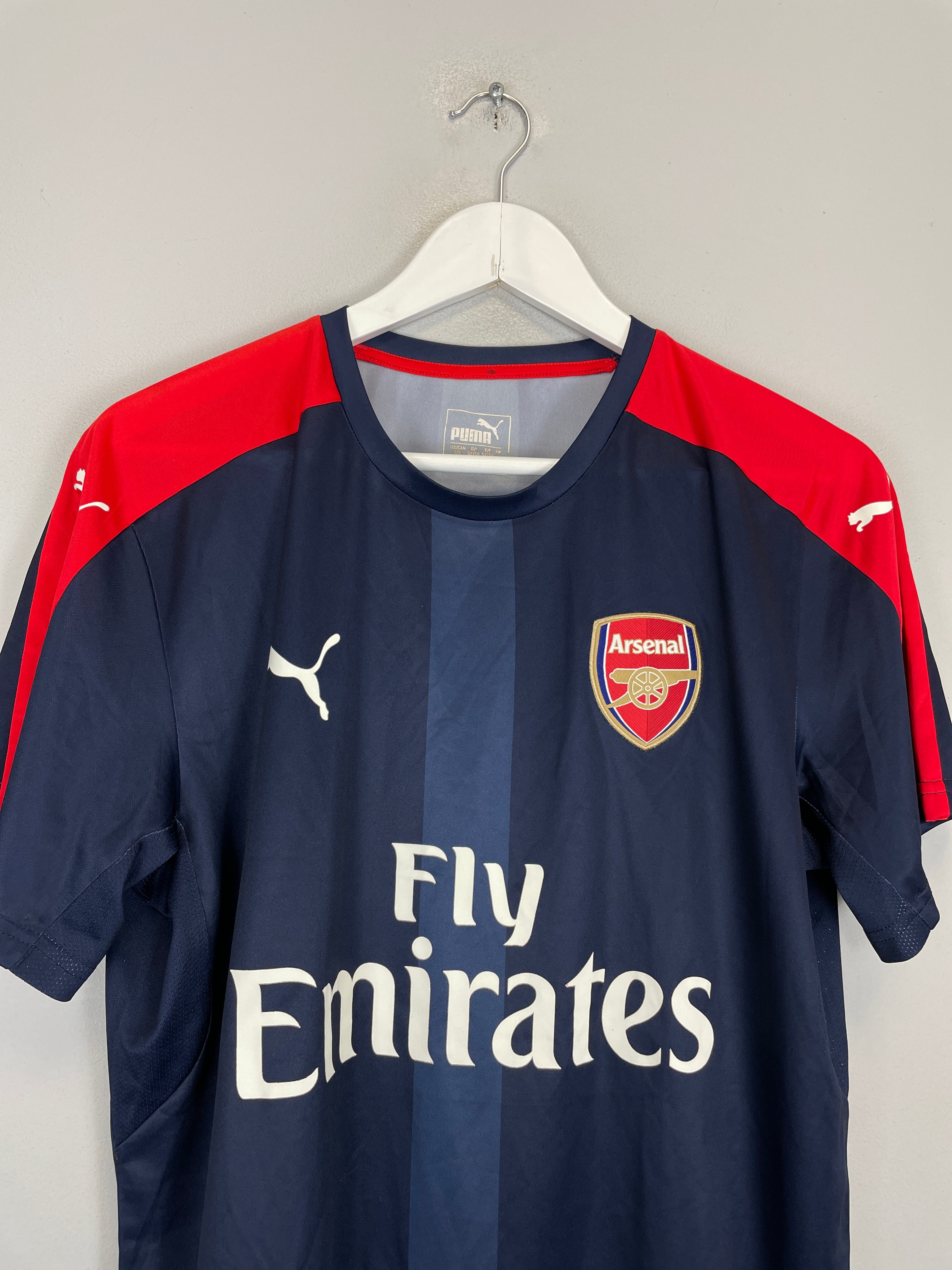 Shop 2016/17 ARSENAL TRAINING SHIRT (L) PUMA, classic football shirts, vintage football shirts & retro soccer jerseys at Cult Kits