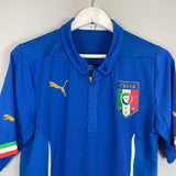 Shop 2014/15 ITALY *PLAYER ISSUE* HOME SHIRT (XL) PUMA, classic football shirts, vintage football shirts & retro soccer jerseys at Cult Kits