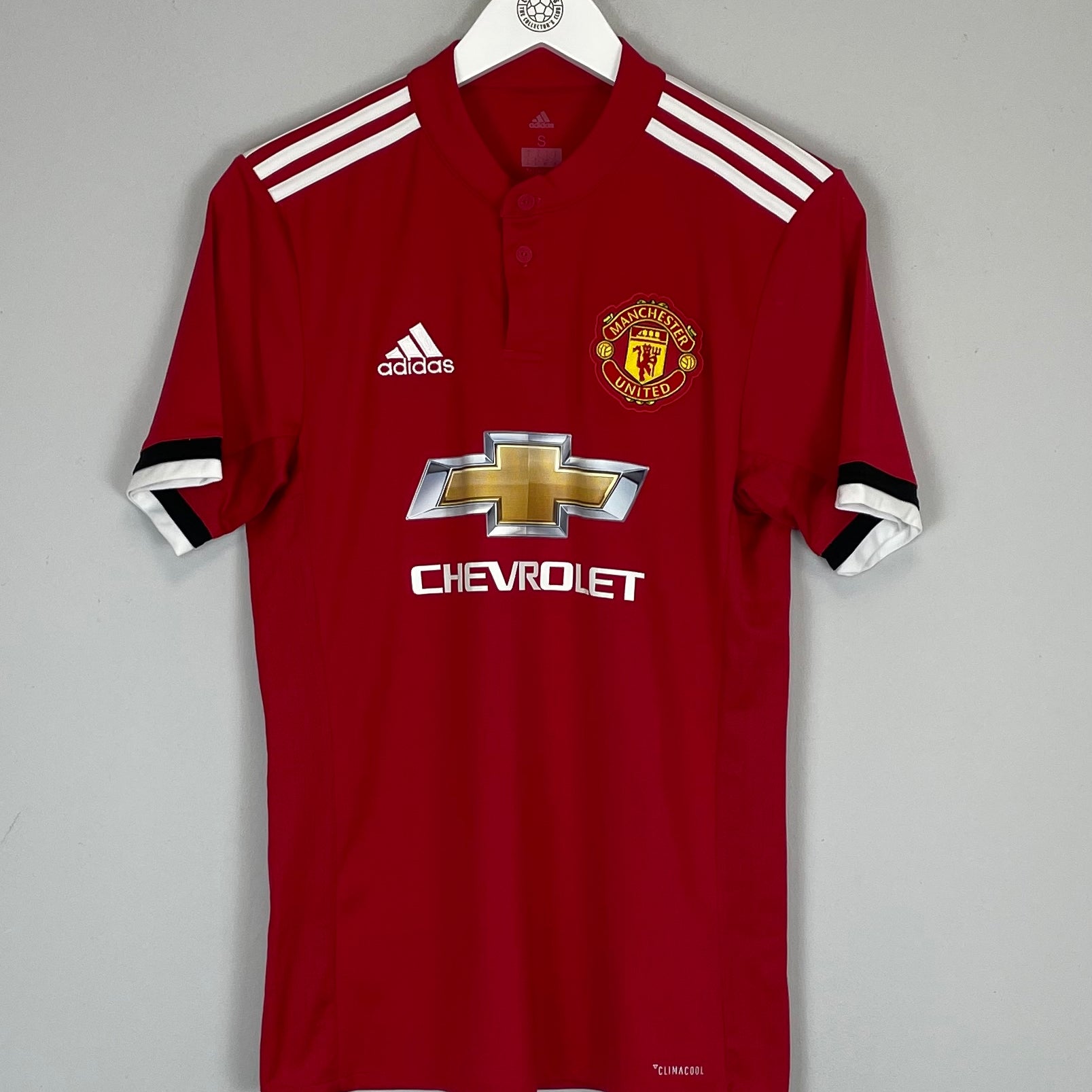 Shop 2017/18 MANCHESTER UNITED HOME SHIRT (S) ADIDAS, classic football shirts, vintage football shirts & retro soccer jerseys at Cult Kits