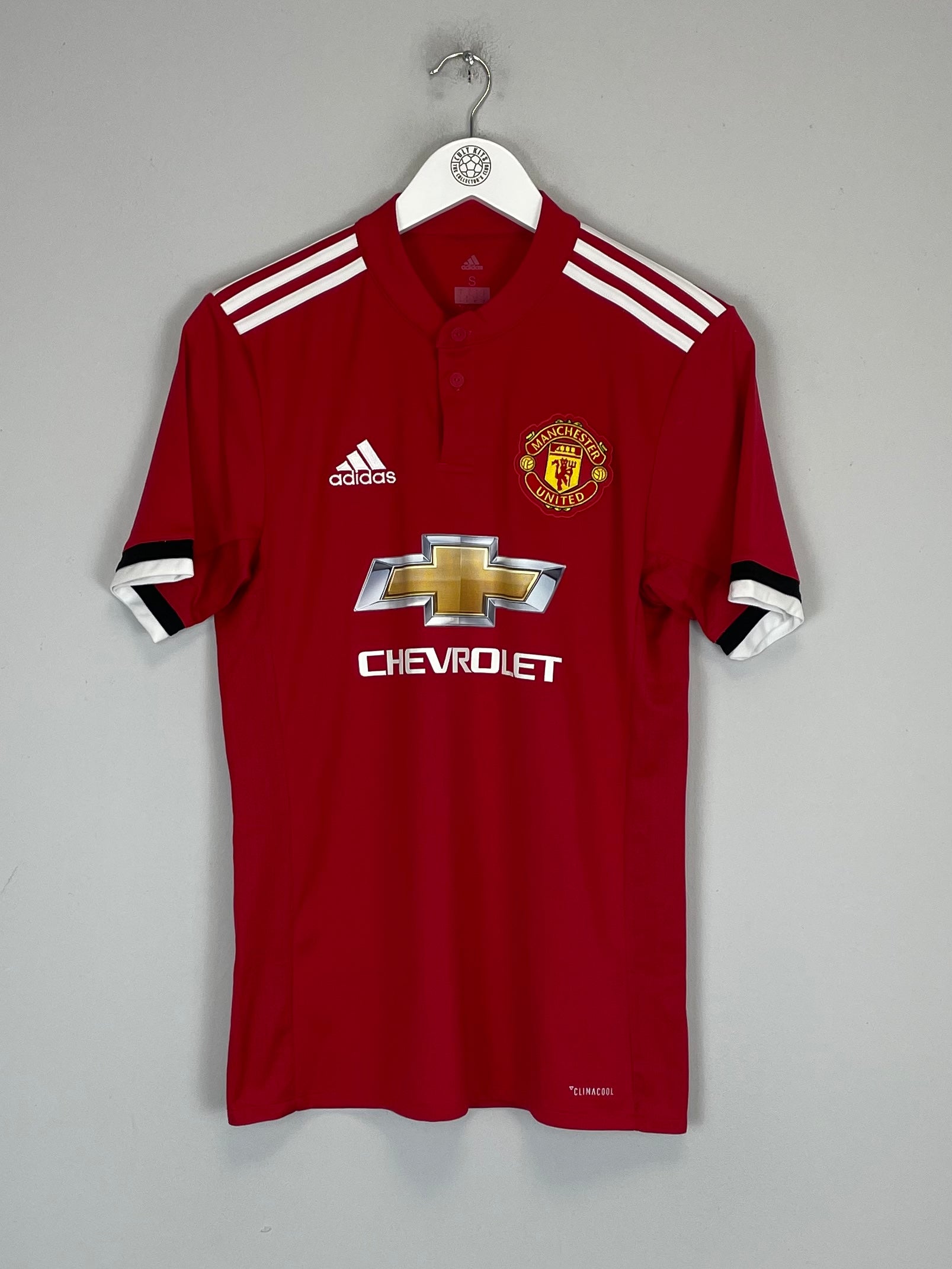 Shop 2017/18 MANCHESTER UNITED HOME SHIRT (S) ADIDAS, classic football shirts, vintage football shirts & retro soccer jerseys at Cult Kits