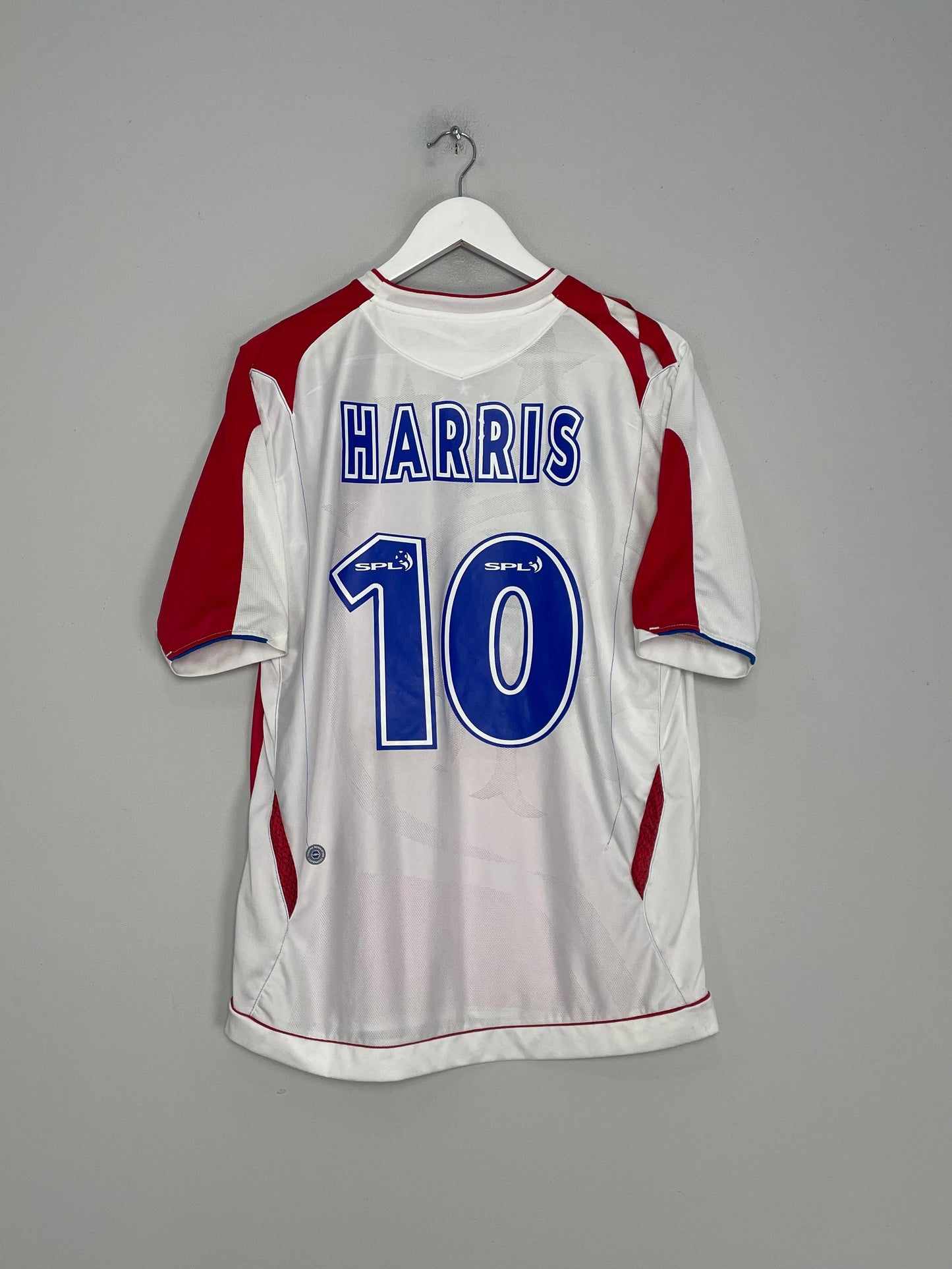 2006/07 RANGERS HARRIS #10 AWAY SHIRT (L) UMBRO