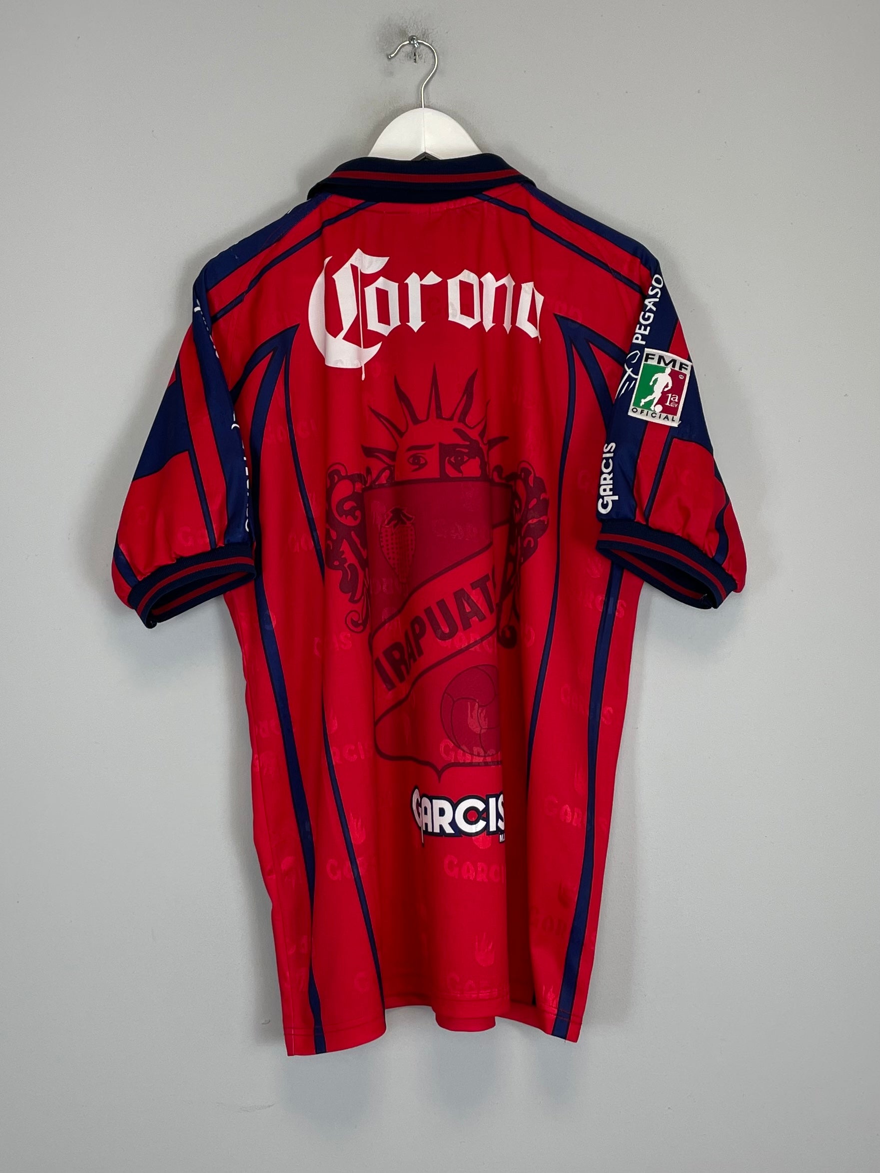 Shop 2000/01 IRAPUATO HOME SHIRT (XL) GARCIS, classic football shirts, vintage football shirts & retro soccer jerseys at Cult Kits