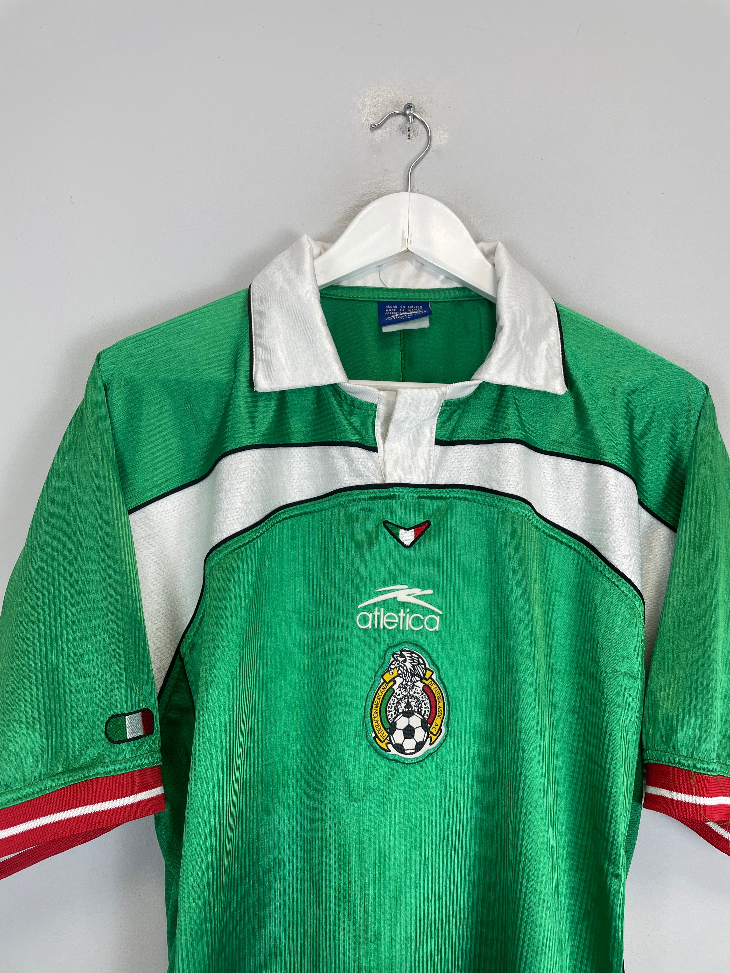 Shop 2000/01 MEXICO HOME SHIRT (L) ATLETICA, classic football shirts, vintage football shirts & retro soccer jerseys at Cult Kits