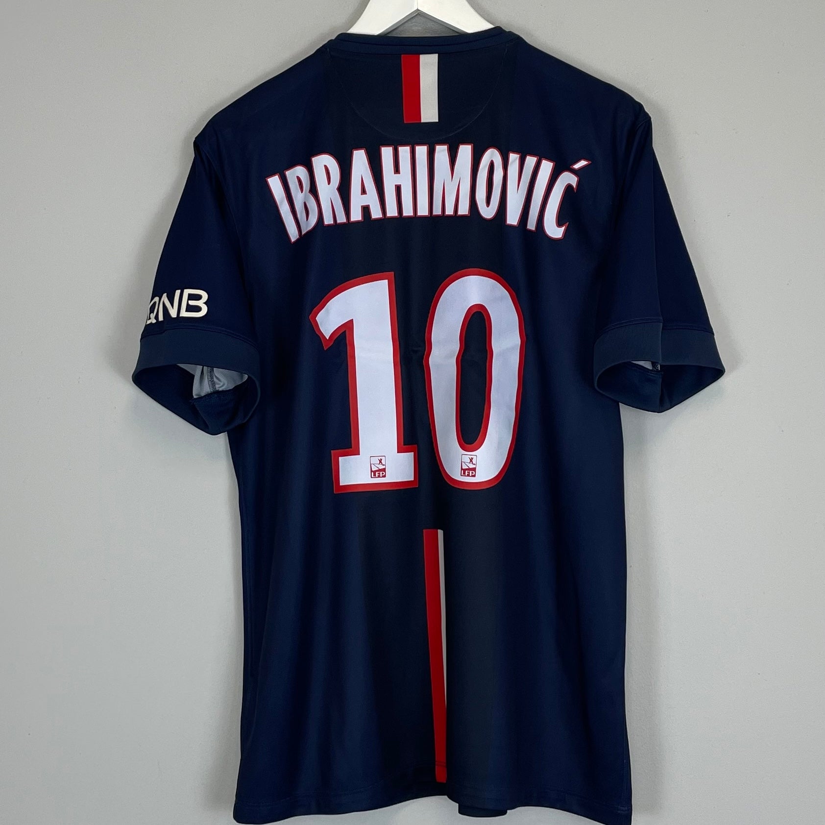 Shop 2014/15 PSG IBRAHIMOVIC #10 HOME SHIRT (L) NIKE, classic football shirts, vintage football shirts & retro soccer jerseys at Cult Kits