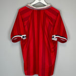 Shop 1998/00 NORWAY HOME SHIRT (L) UMBRO, classic football shirts, vintage football shirts & retro soccer jerseys at Cult Kits
