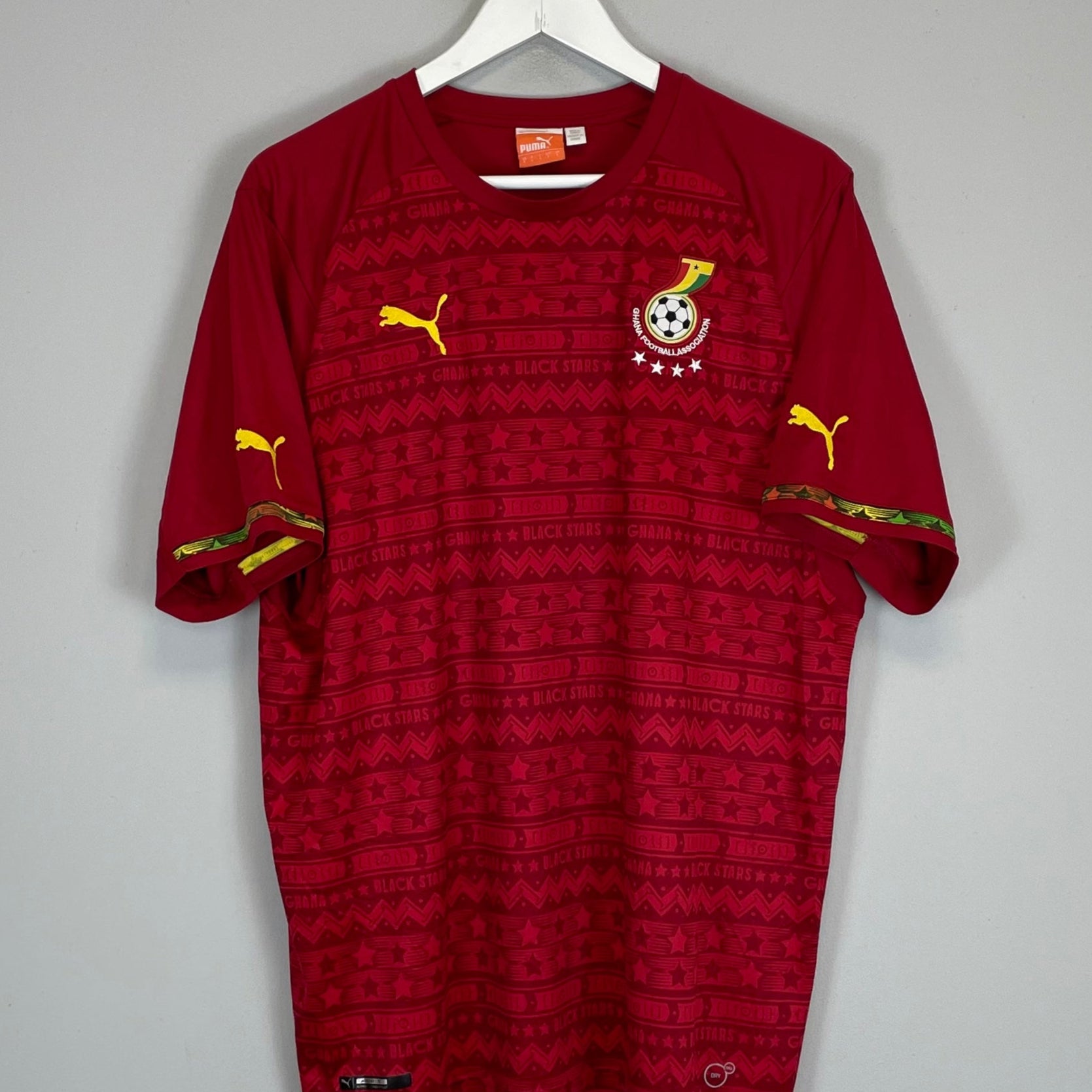 Shop 2014/15 GHANA AWAY SHIRT (L) PUMA, classic football shirts, vintage football shirts & retro soccer jerseys at Cult Kits