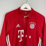 Shop 2016/17 BAYERN MUNICH ROBBEN #10 L/S HOME SHIRT (M) ADIDAS, classic football shirts, vintage football shirts & retro soccer jerseys at Cult Kits