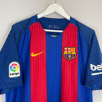 Shop 2016/17 BARCELONA MESSI #10 HOME SHIRT (XL) NIKE, classic football shirts, vintage football shirts & retro soccer jerseys at Cult Kits