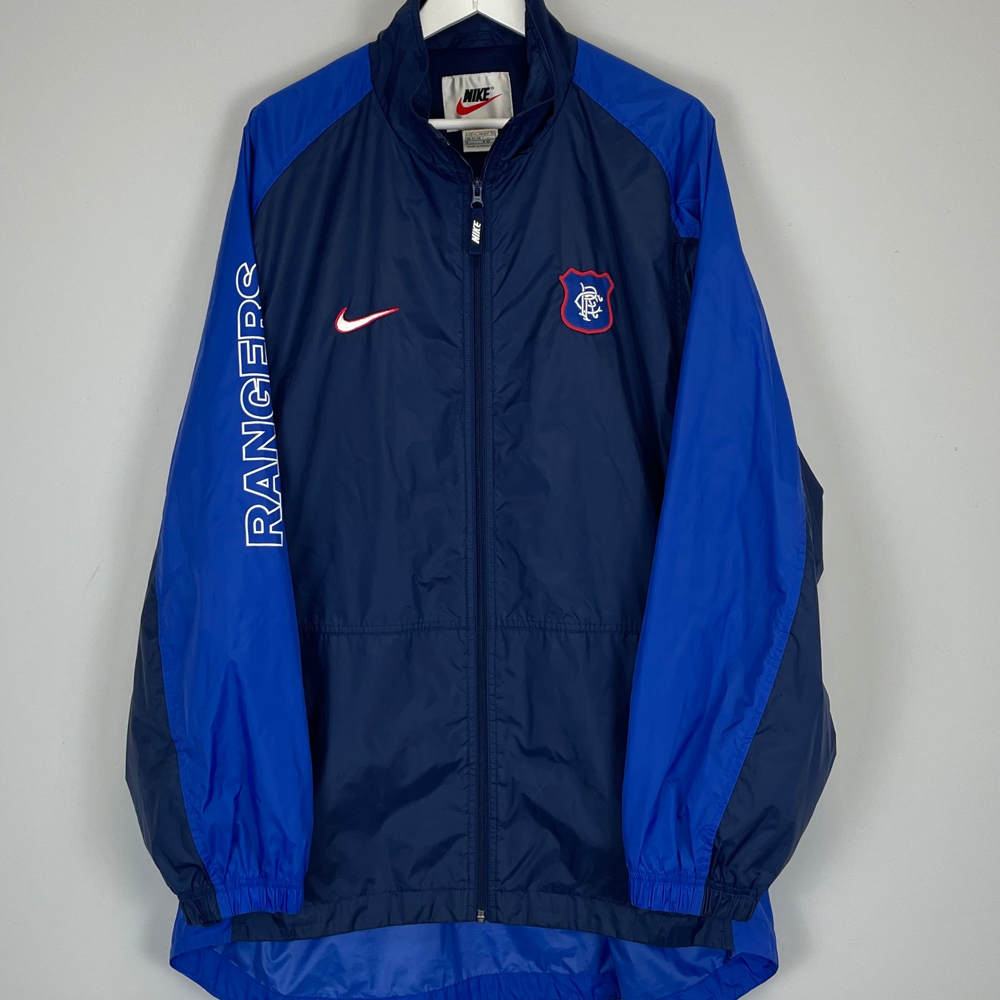 Shop 1997/98 RANGERS TRACK JACKET (XXL) NIKE, classic football shirts, vintage football shirts & retro soccer jerseys at Cult Kits