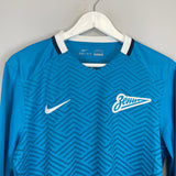 2015/16 ZENIT ST PETERSBURG *PLAYER ISSUE* L/S HOME SHIRT (M) NIKE