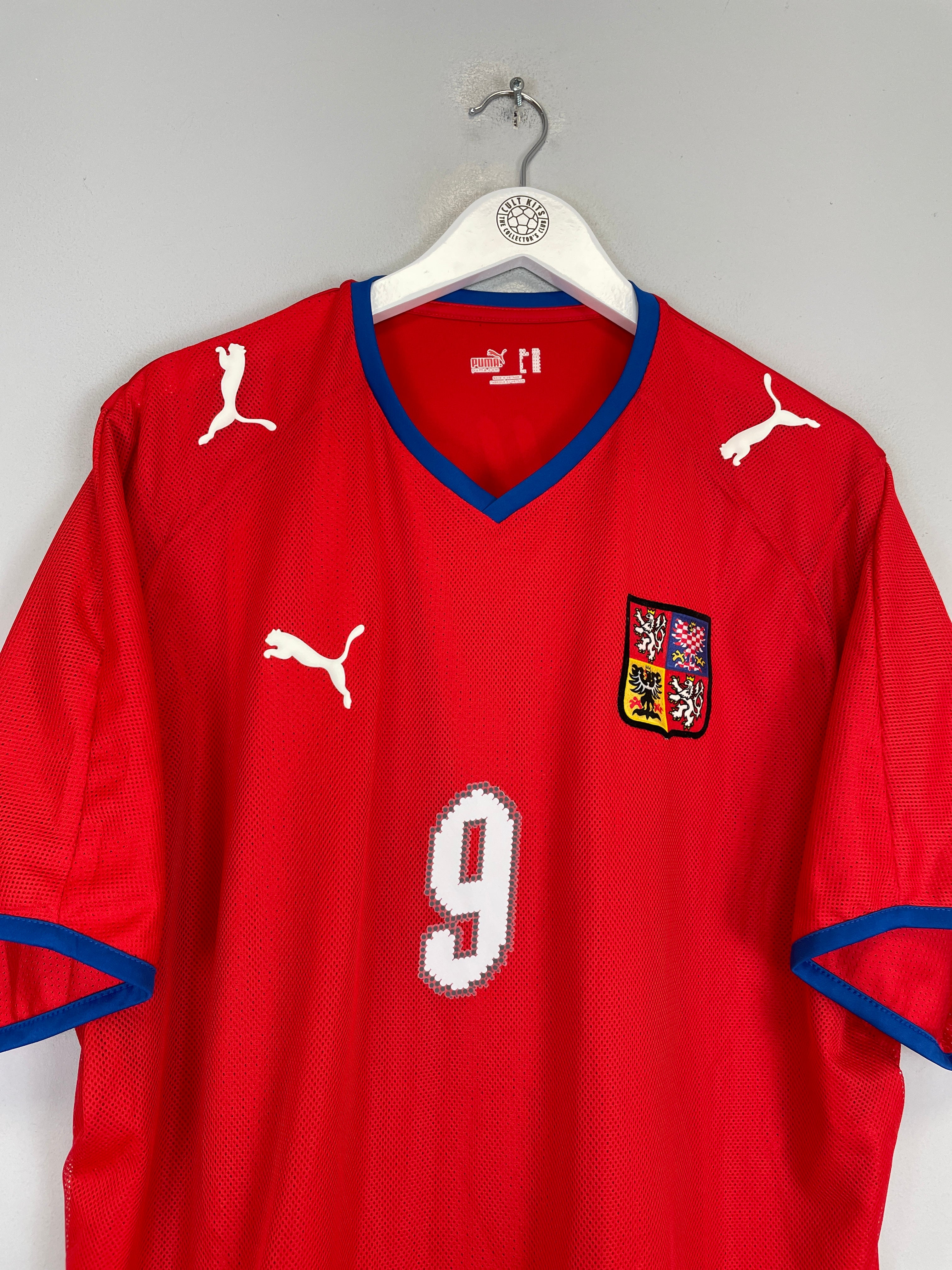 Shop 2008/09 CZECH REPUBLIC KOLLER #9 HOME SHIRT (XXL) PUMA, classic football shirts, vintage football shirts & retro soccer jerseys at Cult Kits