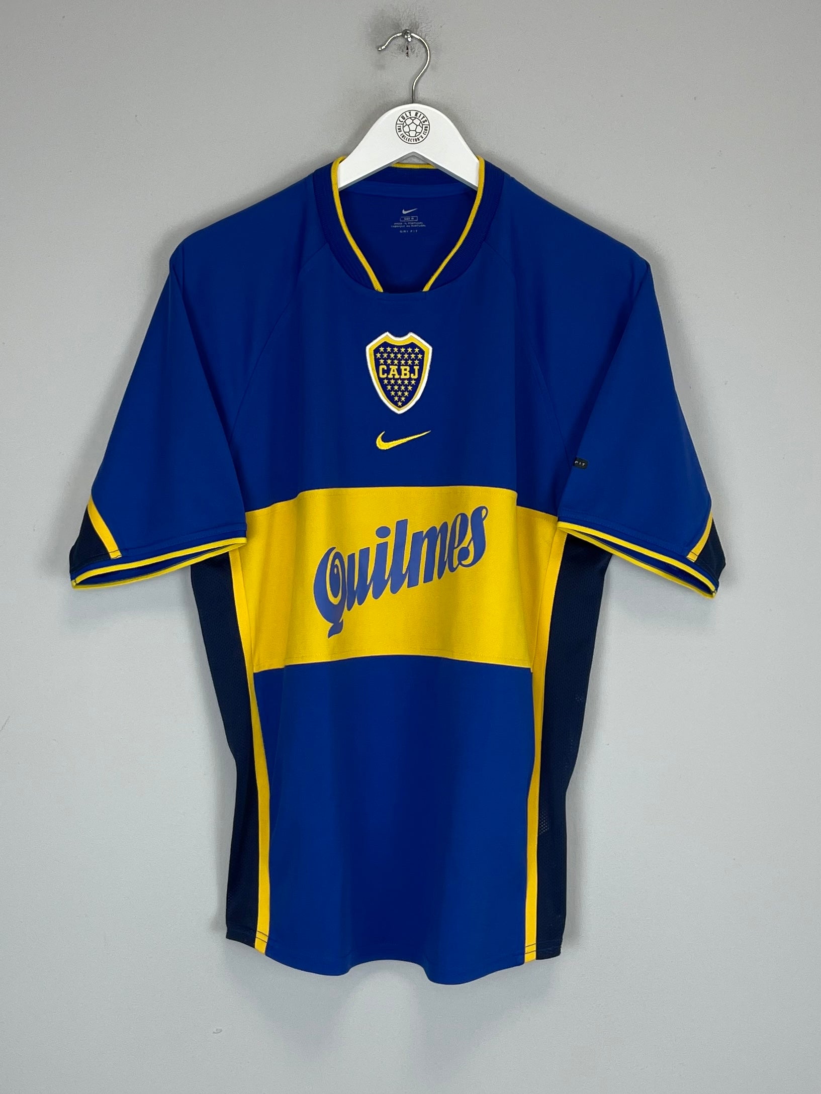 2001/02 BOCA JUNIORS HOME SHIRT (M) NIKE