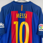 Shop 2016/17 BARCELONA MESSI #10 HOME SHIRT (XL) NIKE, classic football shirts, vintage football shirts & retro soccer jerseys at Cult Kits