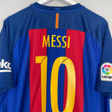 Shop 2016/17 BARCELONA MESSI #10 HOME SHIRT (XL) NIKE, classic football shirts, vintage football shirts & retro soccer jerseys at Cult Kits