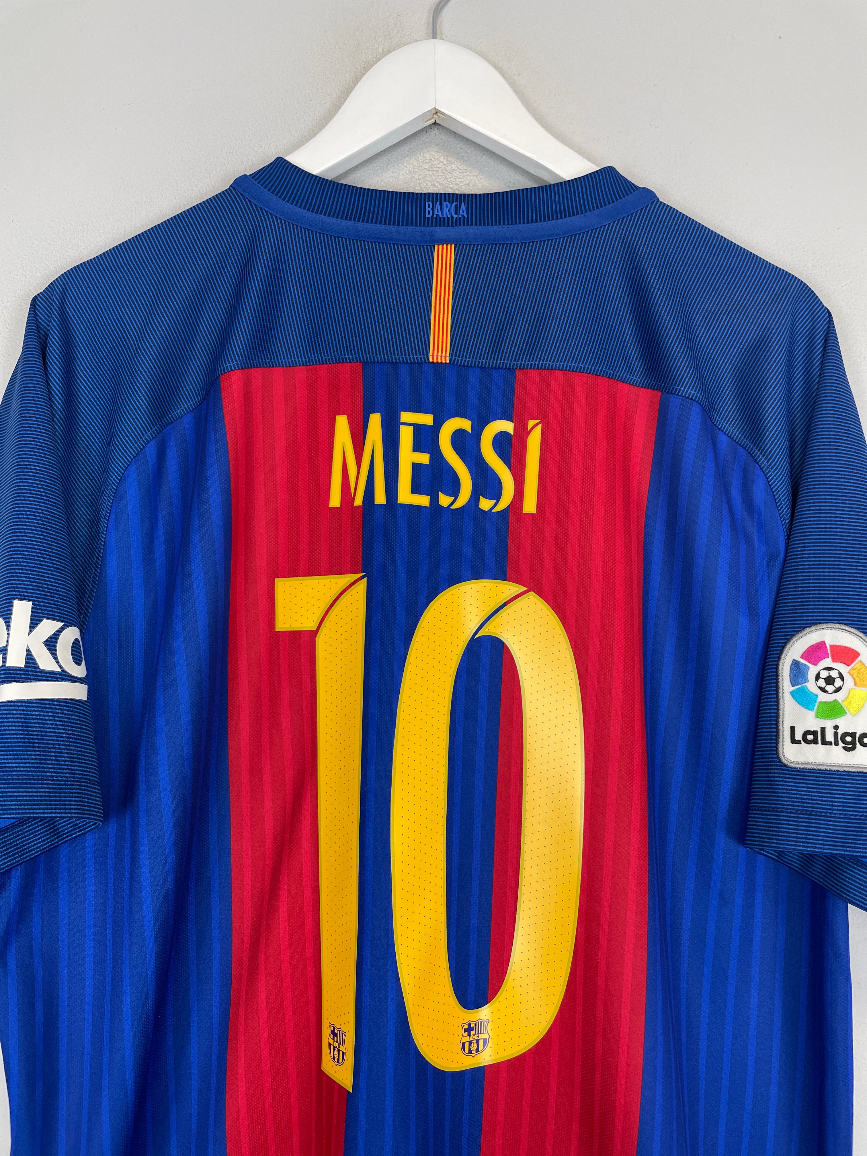 Shop 2016/17 BARCELONA MESSI #10 HOME SHIRT (XL) NIKE, classic football shirts, vintage football shirts & retro soccer jerseys at Cult Kits