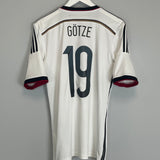 Shop 2014/15 GERMANY GOTZE #19 HOME SHIRT (S) ADIDAS, classic football shirts, vintage football shirts & retro soccer jerseys at Cult Kits