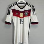 Shop 2014/15 GERMANY GOTZE #19 HOME SHIRT (S) ADIDAS, classic football shirts, vintage football shirts & retro soccer jerseys at Cult Kits