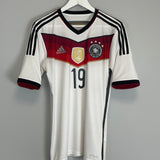 Shop 2014/15 GERMANY GOTZE #19 HOME SHIRT (S) ADIDAS, classic football shirts, vintage football shirts & retro soccer jerseys at Cult Kits