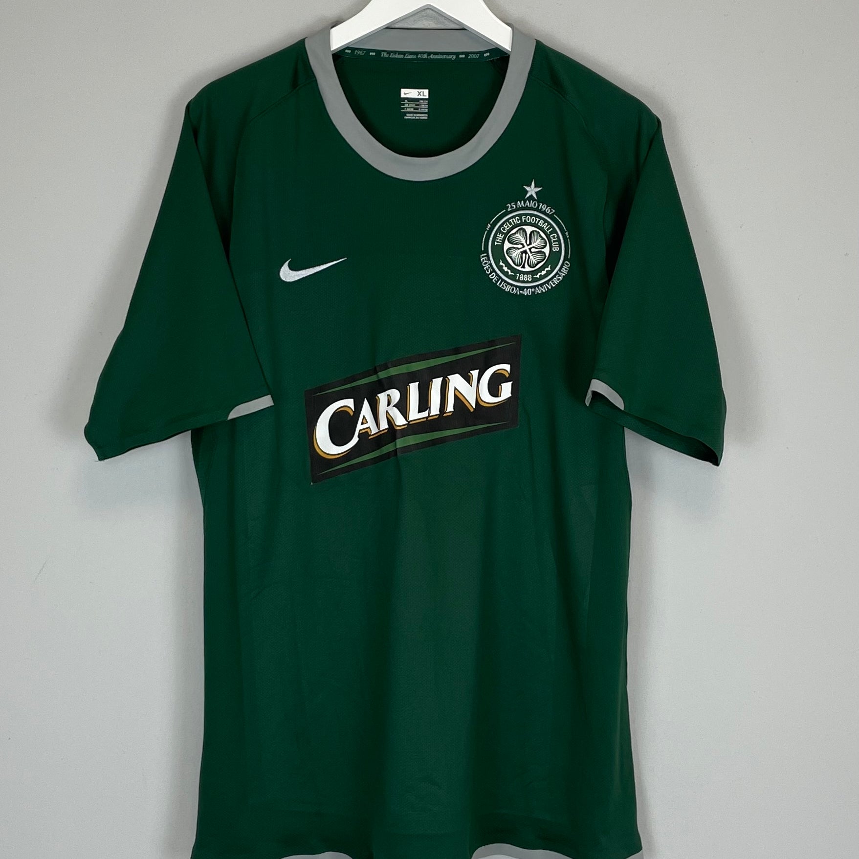 Shop 2007/08 CELTIC AWAY SHIRT (XL) NIKE, classic football shirts, vintage football shirts & retro soccer jerseys at Cult Kits
