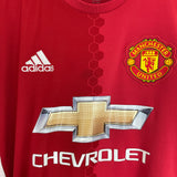 2016/17 MANCHESTER UNITED POGBA #6 HOME SHIRT (S) ADIDAS