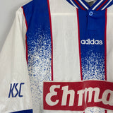 Shop 1996/98 KARLSRUHER HOME SHIRT (S) ADIDAS, classic football shirts, vintage football shirts & retro soccer jerseys at Cult Kits