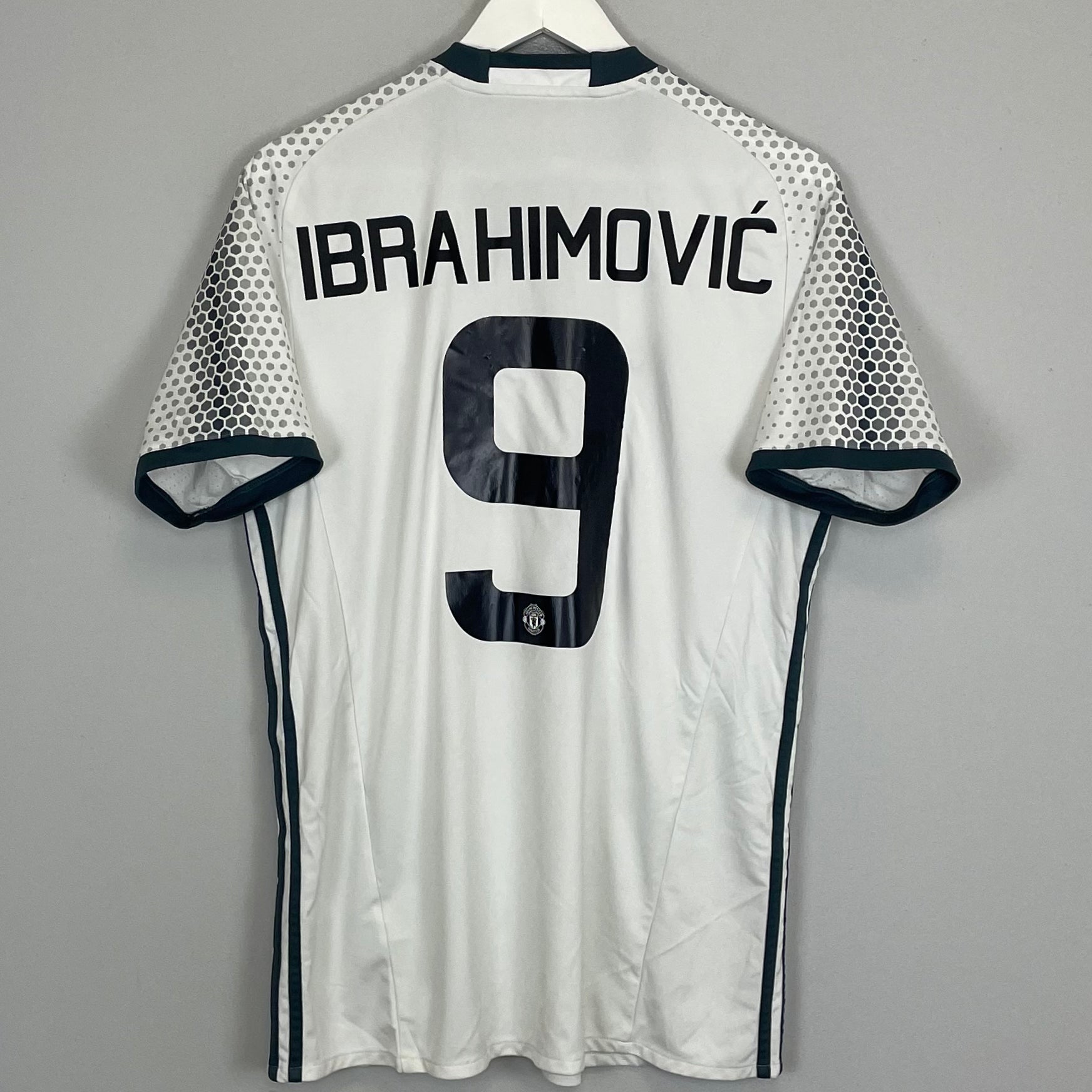 Shop 2016/17 MANCHESTER UNITED IBRAHIMOVIC #9 THIRD SHIRT (L) ADIDAS, classic football shirts, vintage football shirts & retro soccer jerseys at Cult Kits