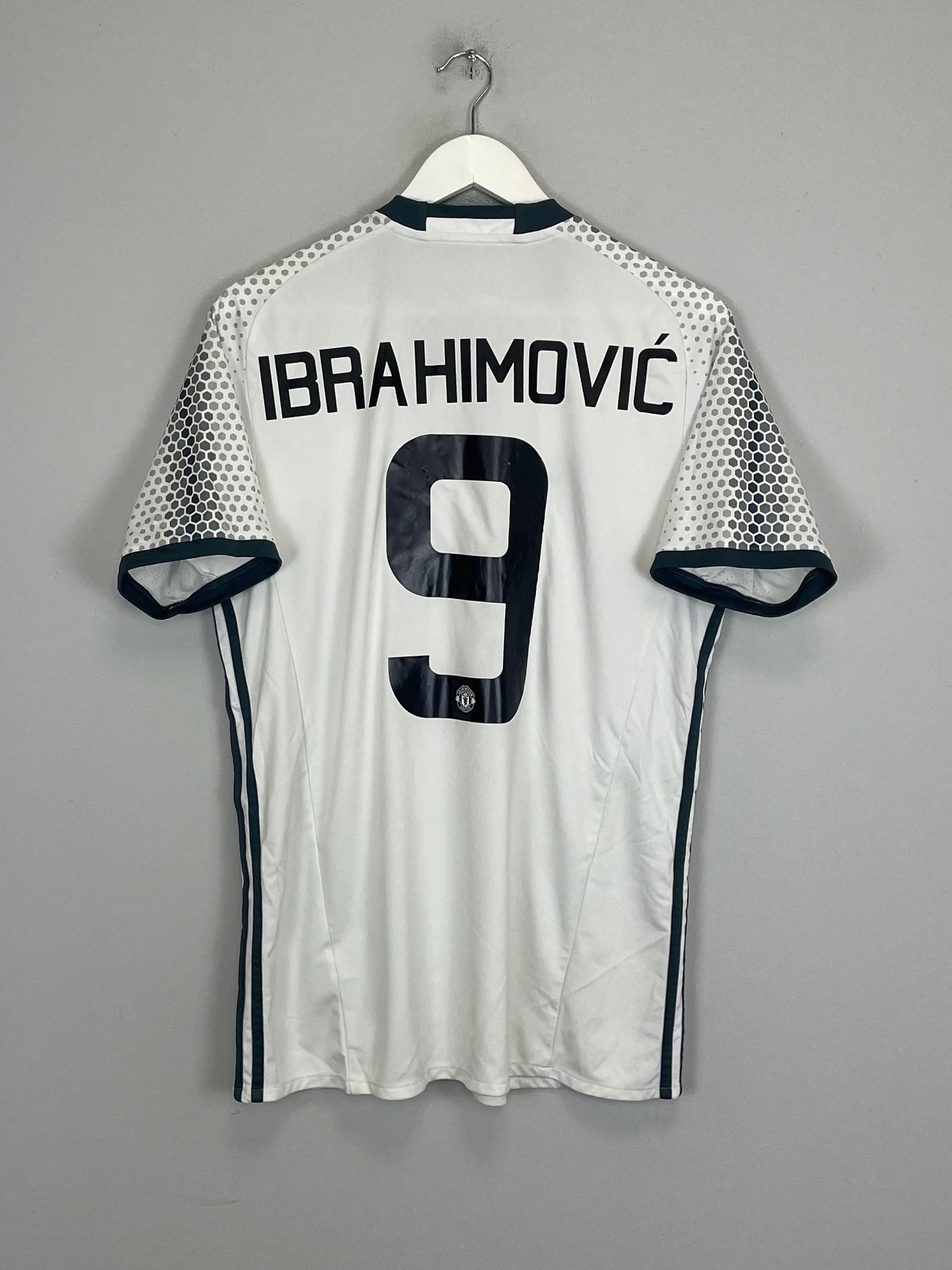 Shop 2016/17 MANCHESTER UNITED IBRAHIMOVIC #9 THIRD SHIRT (L) ADIDAS, classic football shirts, vintage football shirts & retro soccer jerseys at Cult Kits