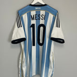 2013/15 ARGENTINA MESSI #10 HOME SHIRT (XL) ADIDAS