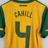 2010/11 AUSTRALIA CAHILL #4 HOME SHIRT (S) NIKE
