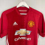 2016/17 MANCHESTER UNITED POGBA #6 HOME SHIRT (S) ADIDAS