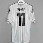 Shop 2012/13 GERMANY KLOSE #11 HOME SHIRT (M) ADIDAS, classic football shirts, vintage football shirts & retro soccer jerseys at Cult Kits