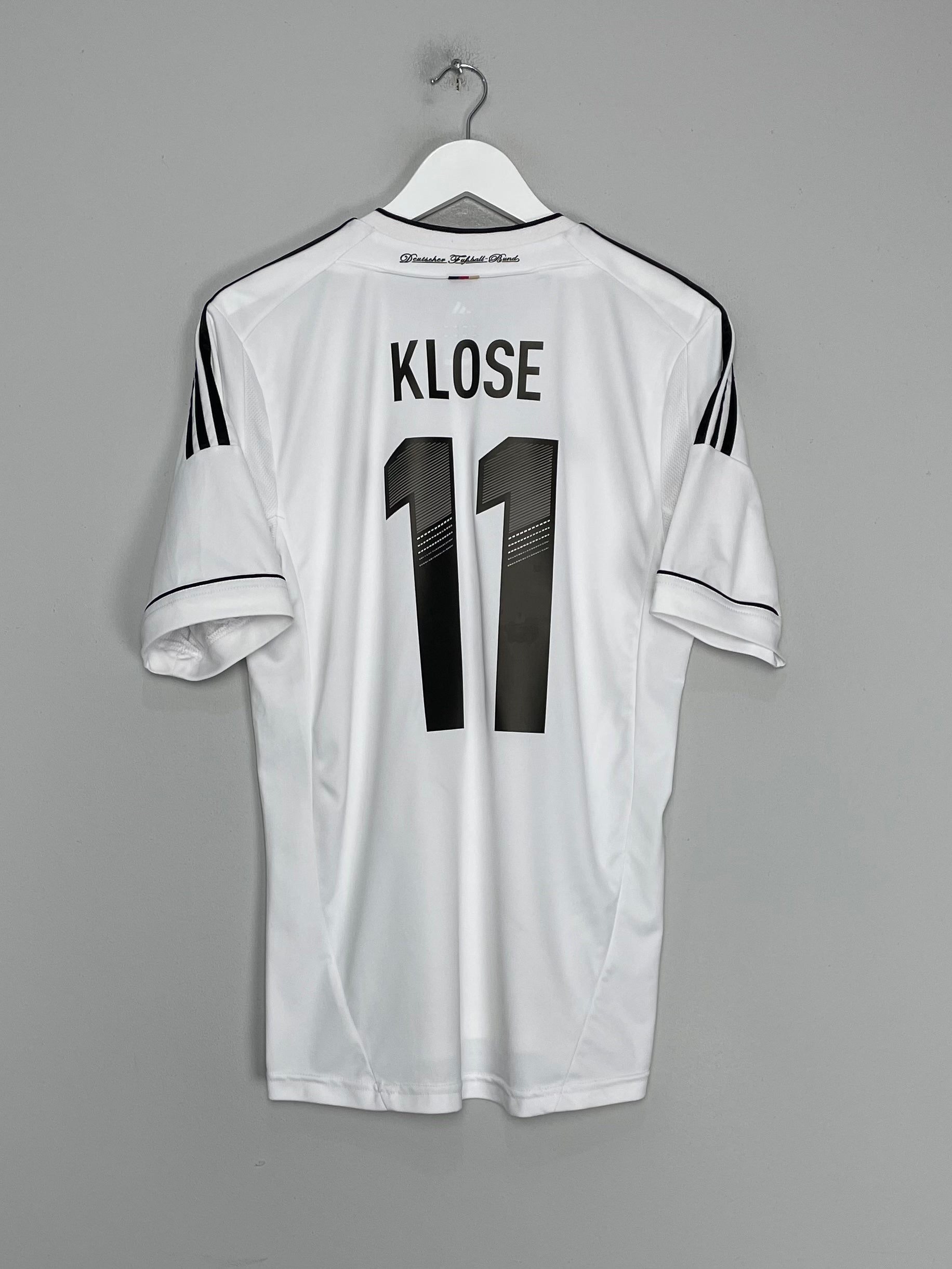 Shop 2012/13 GERMANY KLOSE #11 HOME SHIRT (M) ADIDAS, classic football shirts, vintage football shirts & retro soccer jerseys at Cult Kits