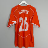 Shop 2004/06 NETHERLANDS DAVIDS #26 HOME SHIRT (L) NIKE, classic football shirts, vintage football shirts & retro soccer jerseys at Cult Kits