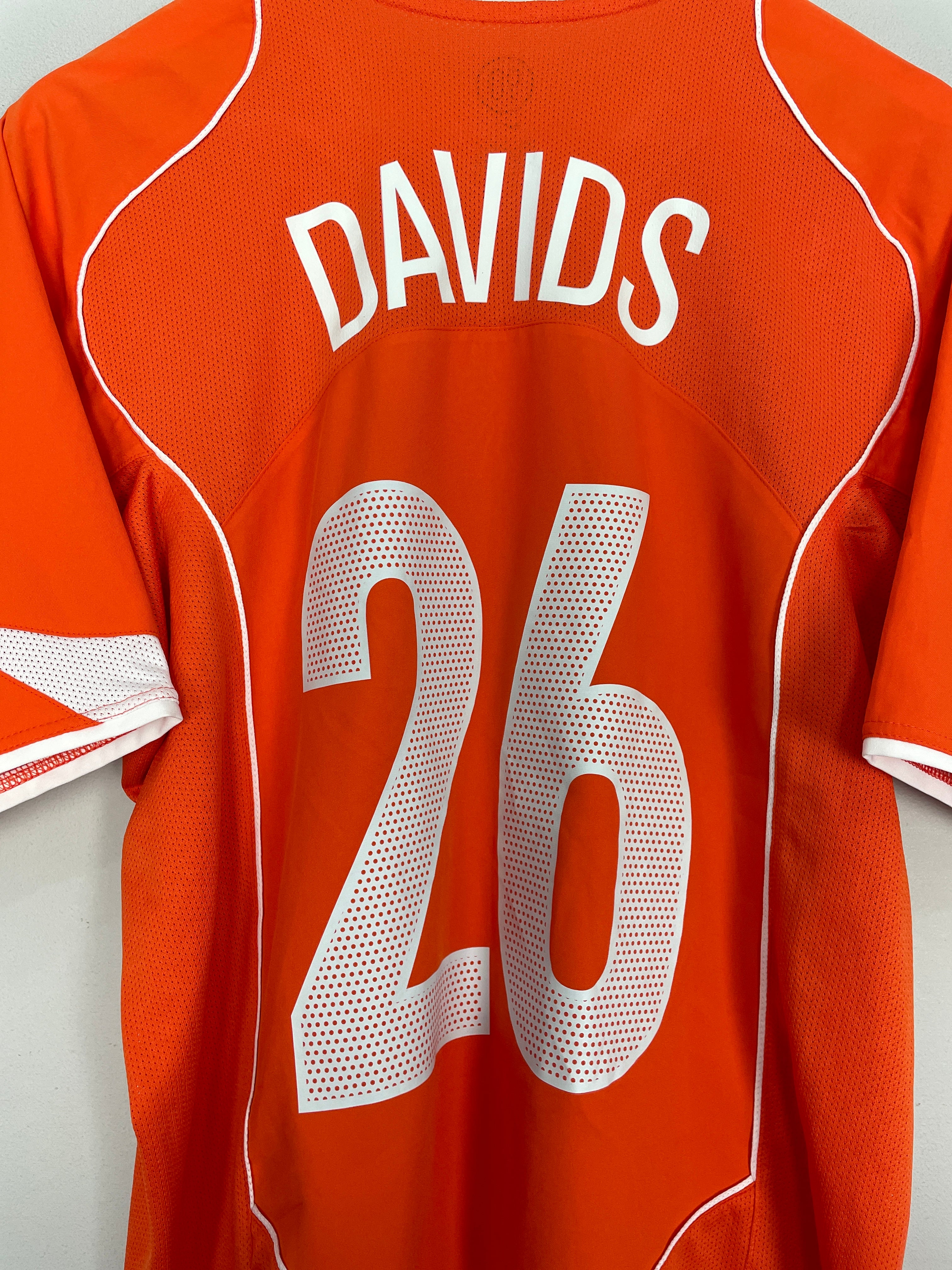 Shop 2004/06 NETHERLANDS DAVIDS #26 HOME SHIRT (L) NIKE, classic football shirts, vintage football shirts & retro soccer jerseys at Cult Kits
