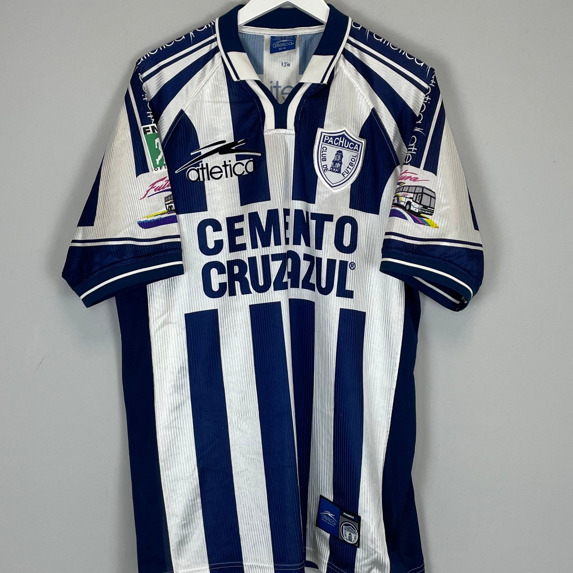 Shop 1999/00 PACHUCA HOME SHIRT (XL) ATLETICA, classic football shirts, vintage football shirts & retro soccer jerseys at Cult Kits