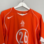 Shop 2004/06 NETHERLANDS DAVIDS #26 HOME SHIRT (L) NIKE, classic football shirts, vintage football shirts & retro soccer jerseys at Cult Kits