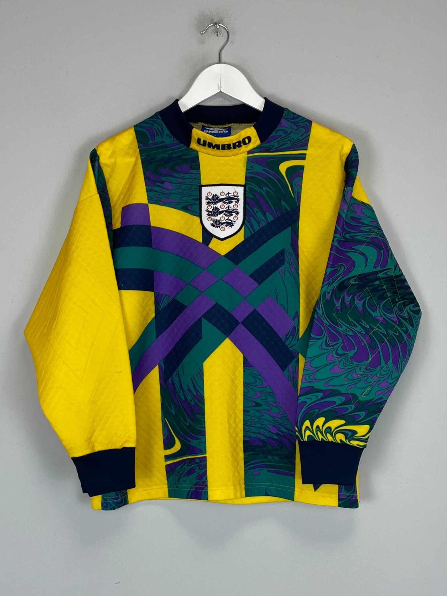 1995/96 ENGLAND GK SHIRT (L.KIDS) UMBRO