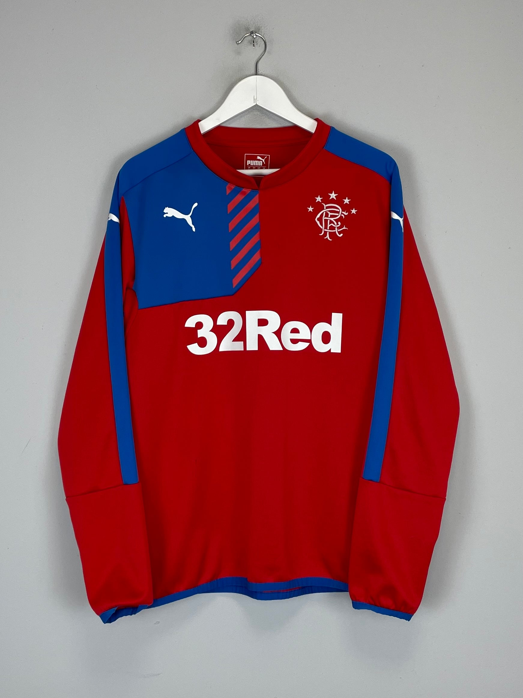Shop 2014/15 RANGERS JUMPER (L) PUMA, classic football shirts, vintage football shirts & retro soccer jerseys at Cult Kits