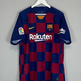 Shop 2019/20 BARCELONA HOME SHIRT (XL) NIKE, classic football shirts, vintage football shirts & retro soccer jerseys at Cult Kits
