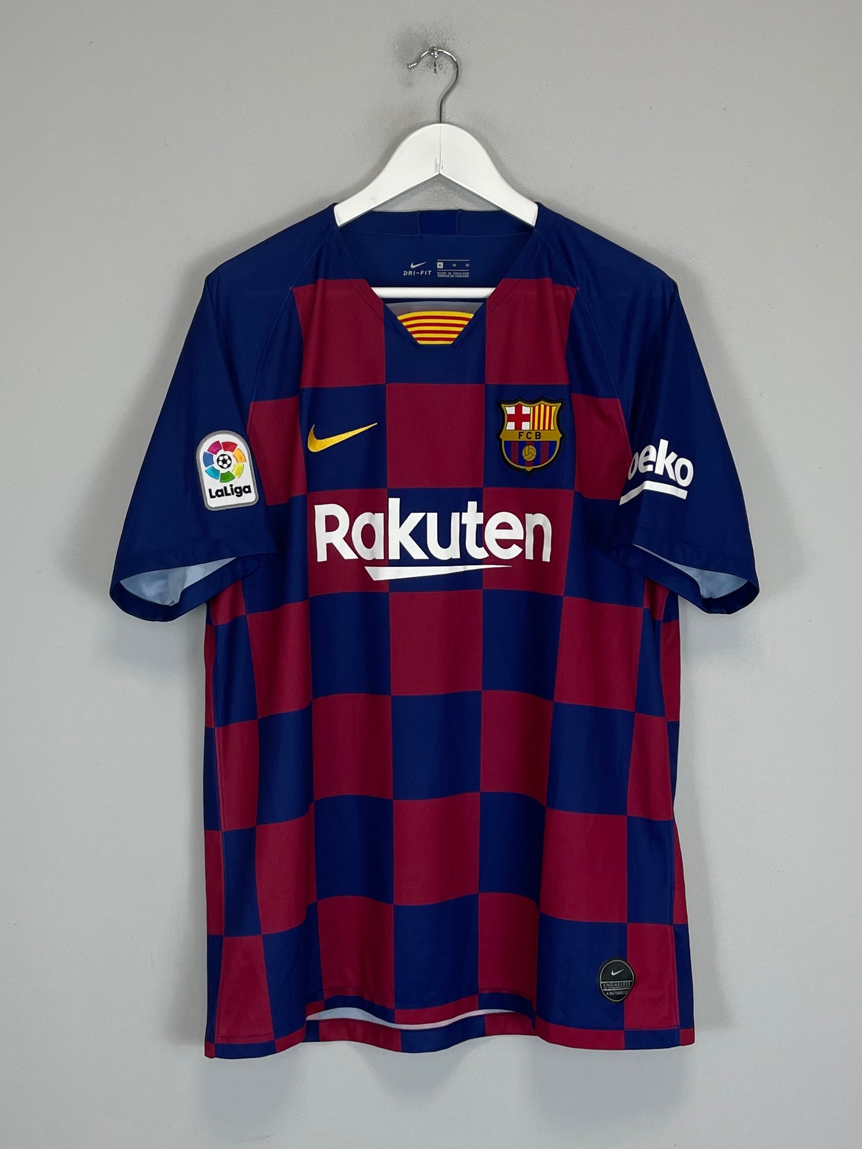 Shop 2019/20 BARCELONA HOME SHIRT (XL) NIKE, classic football shirts, vintage football shirts & retro soccer jerseys at Cult Kits