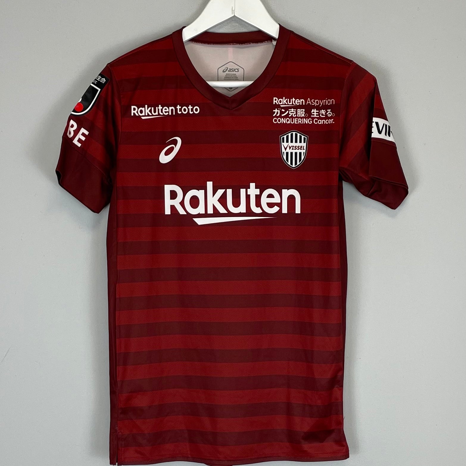 Shop 2019 VISSEL KOBE HOME SHIRT (S) ASICS, classic football shirts, vintage football shirts & retro soccer jerseys at Cult Kits