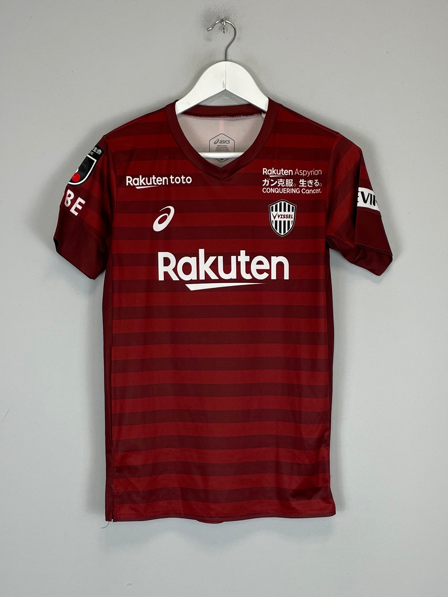 Shop 2019 VISSEL KOBE HOME SHIRT (S) ASICS, classic football shirts, vintage football shirts & retro soccer jerseys at Cult Kits