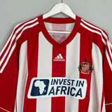 Shop 2012/13 SUNDERLAND HOME SHIRT (XXL) ADIDAS, classic football shirts, vintage football shirts & retro soccer jerseys at Cult Kits