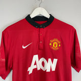 2013/14 MANCHESTER UNITED 'CHAMPIONS' HOME SHIRT (L) NIKE