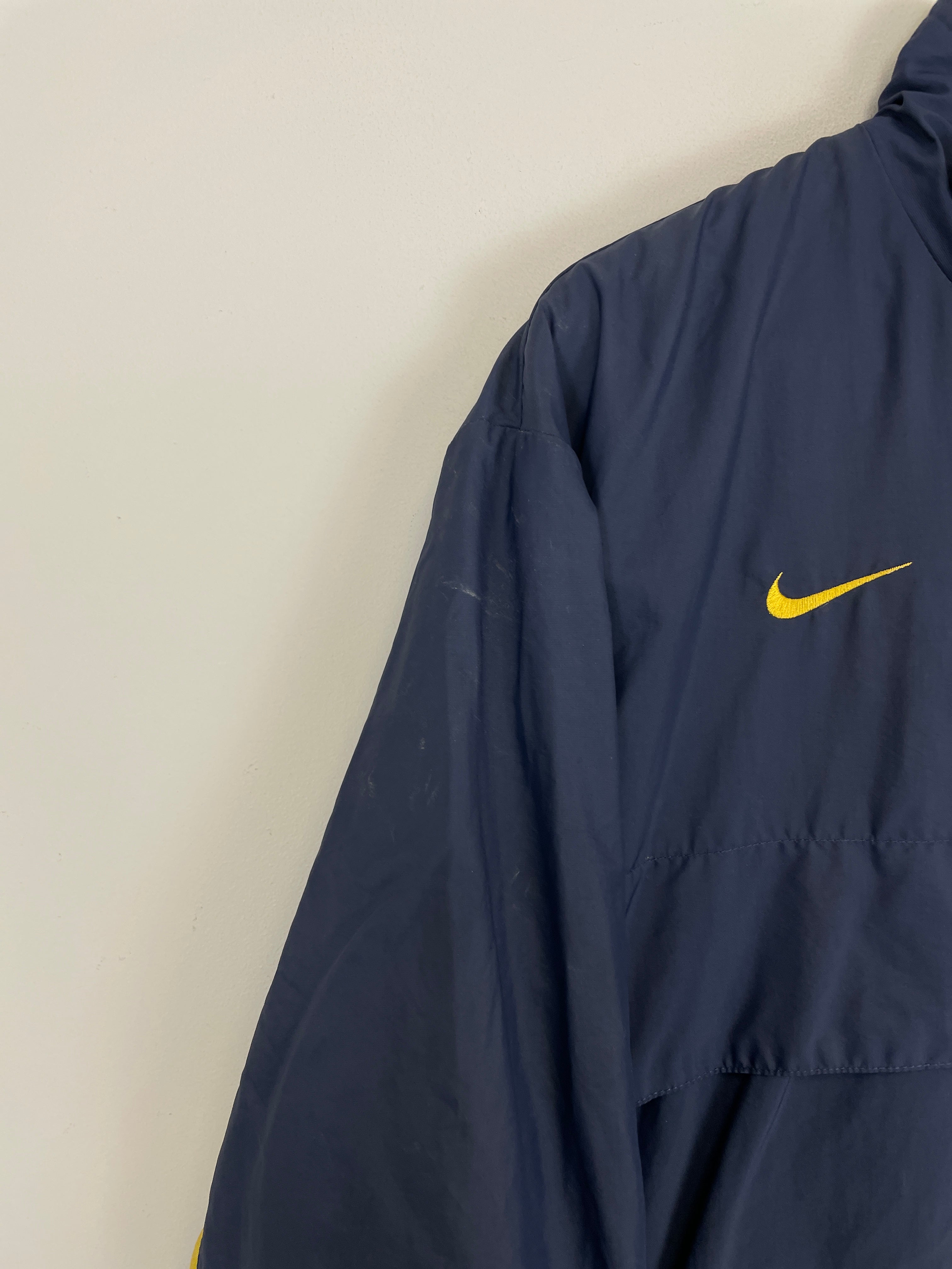 Shop 2000/02 CLUB AMERICA FLEECE LINED JACKET (S) NIKE, classic football shirts, vintage football shirts & retro soccer jerseys at Cult Kits